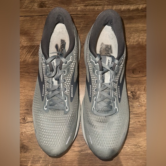 Brooks Mens Ghost 15 Gray‎ Mens Size 11 D Running Shoes Sneakers - Picture 7 of 11